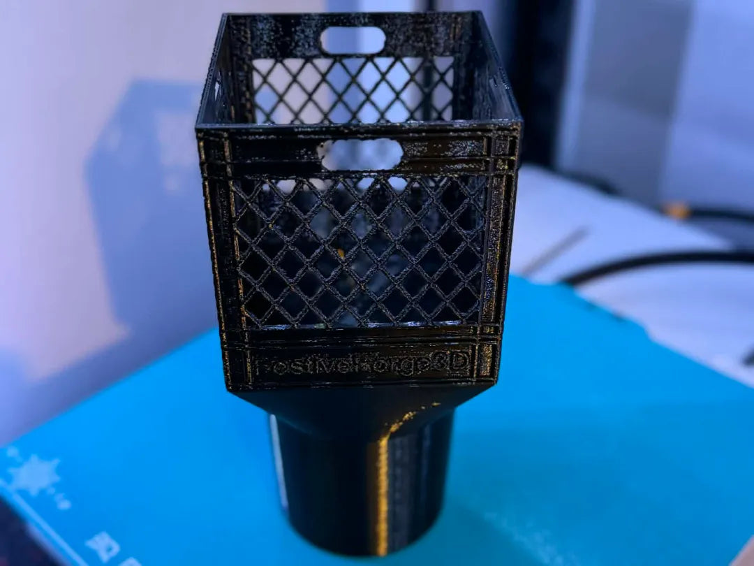 Adaptateur de porte-gobelet de voiture pour caisse à lait de format Quart - Auto Print
