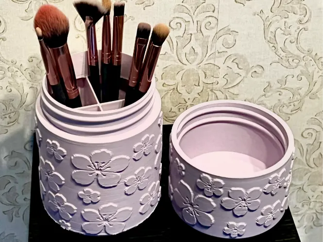 Capsule de voyage pour maquillage avec séparateurs - Beauté Print