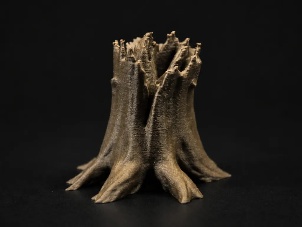 Souche d'arbre morte cassée - Terrain miniature JDR - Jeux Print