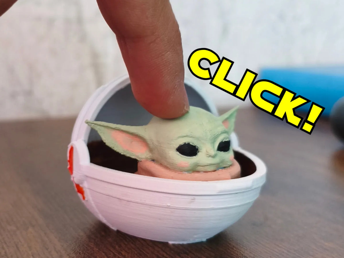 Baby Yoda/Grogu Cliqueur Fidget - Geek Print