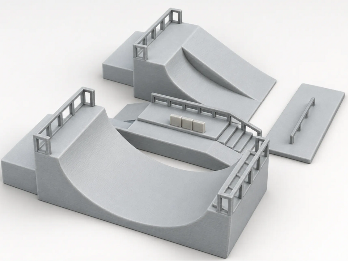 Skatepark pour fingerboards - Outdoor Print