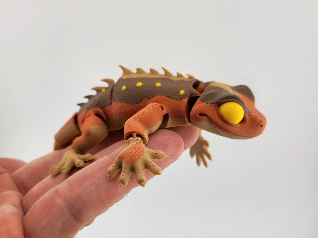 Gecko Dragon Fidget Toy – Mini reptile articulé - Figurine Print