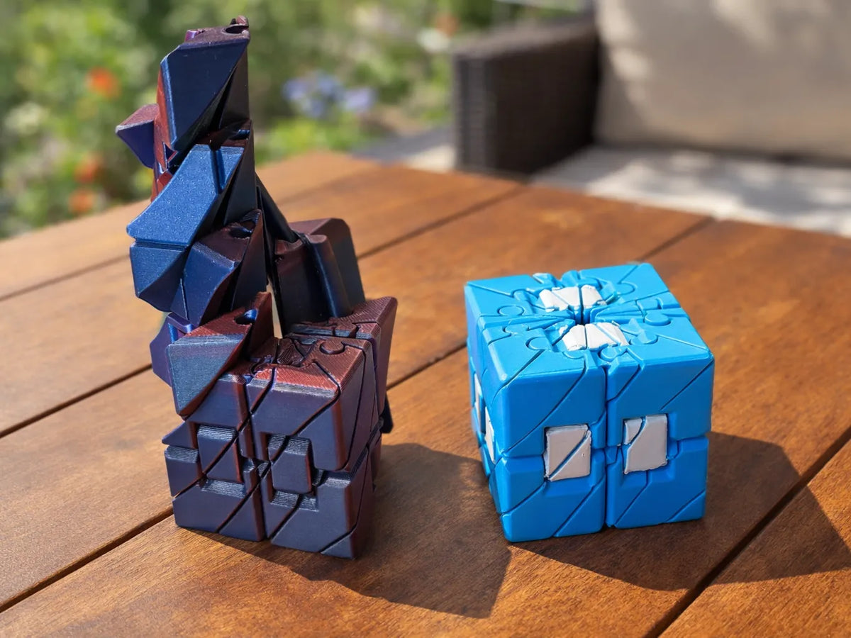 Cube Fidget Torsadable - Mécanique Print
