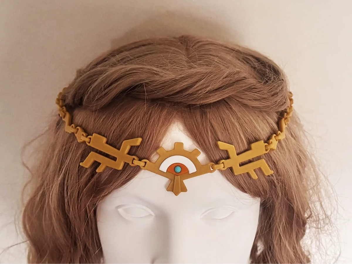 Bandeau Zelda avec Chaîne Articulée Ajustable - Cosplay Print