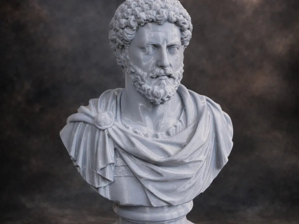 Buste de Marc Aurèle Romain – Statue Classique - Art Print