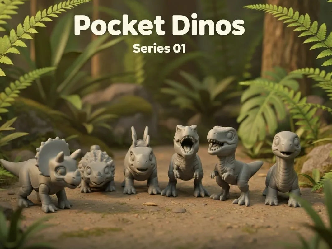 Dinos de poche - Maquette Print