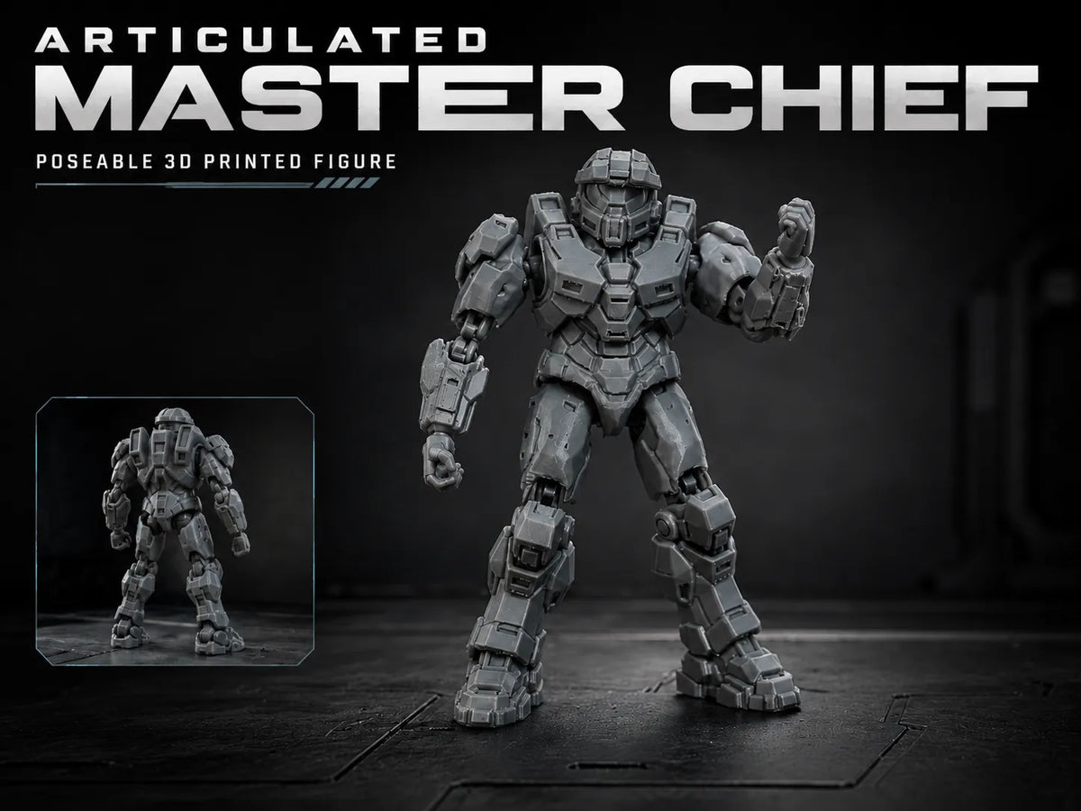 Master Chief Mécha Articulé - Figurine Print