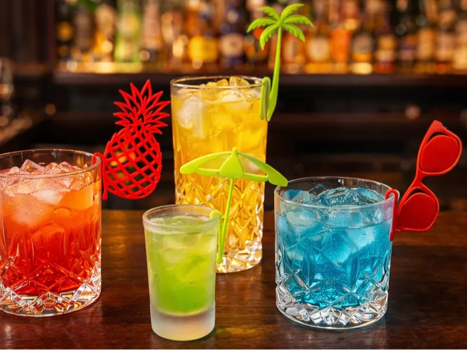 Marqueurs de verre / kit de décoration pour Cocktails et Fêtes - Fêtes Print