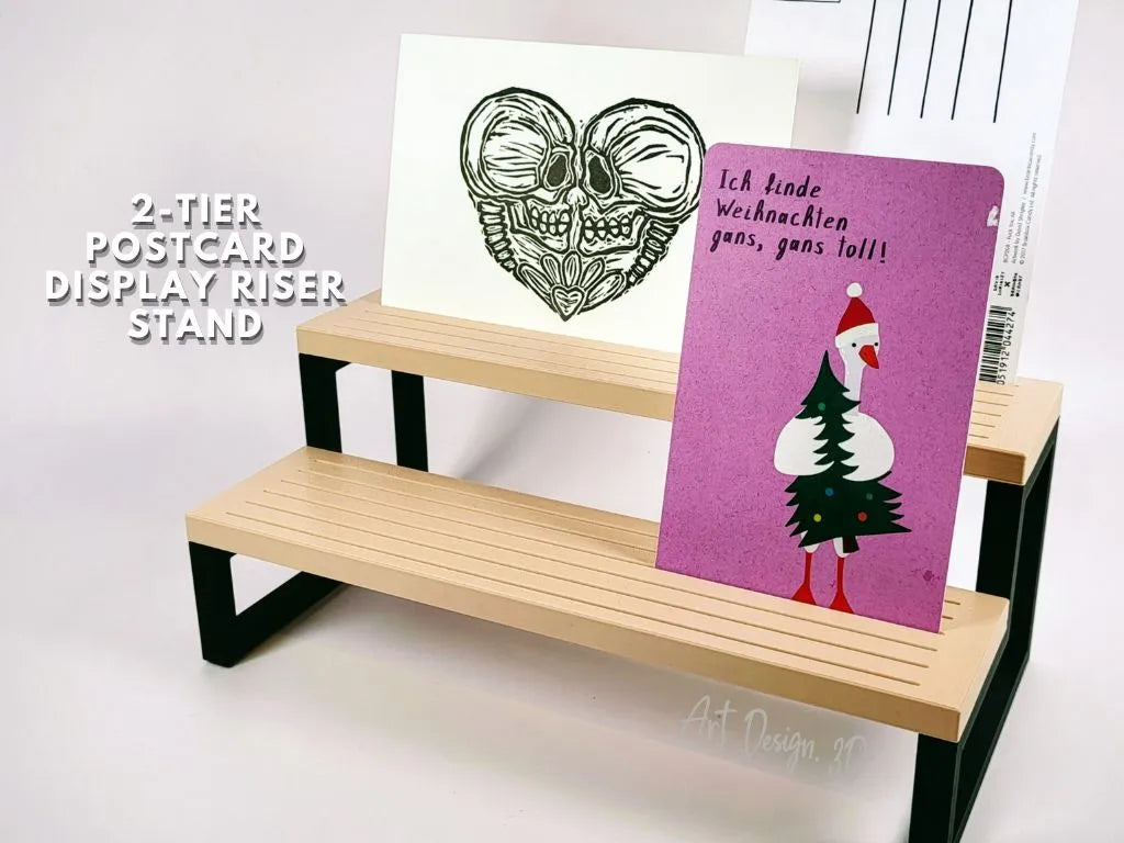 Présentoir à Cartes Postales à 2 Niveaux - NFC Print
