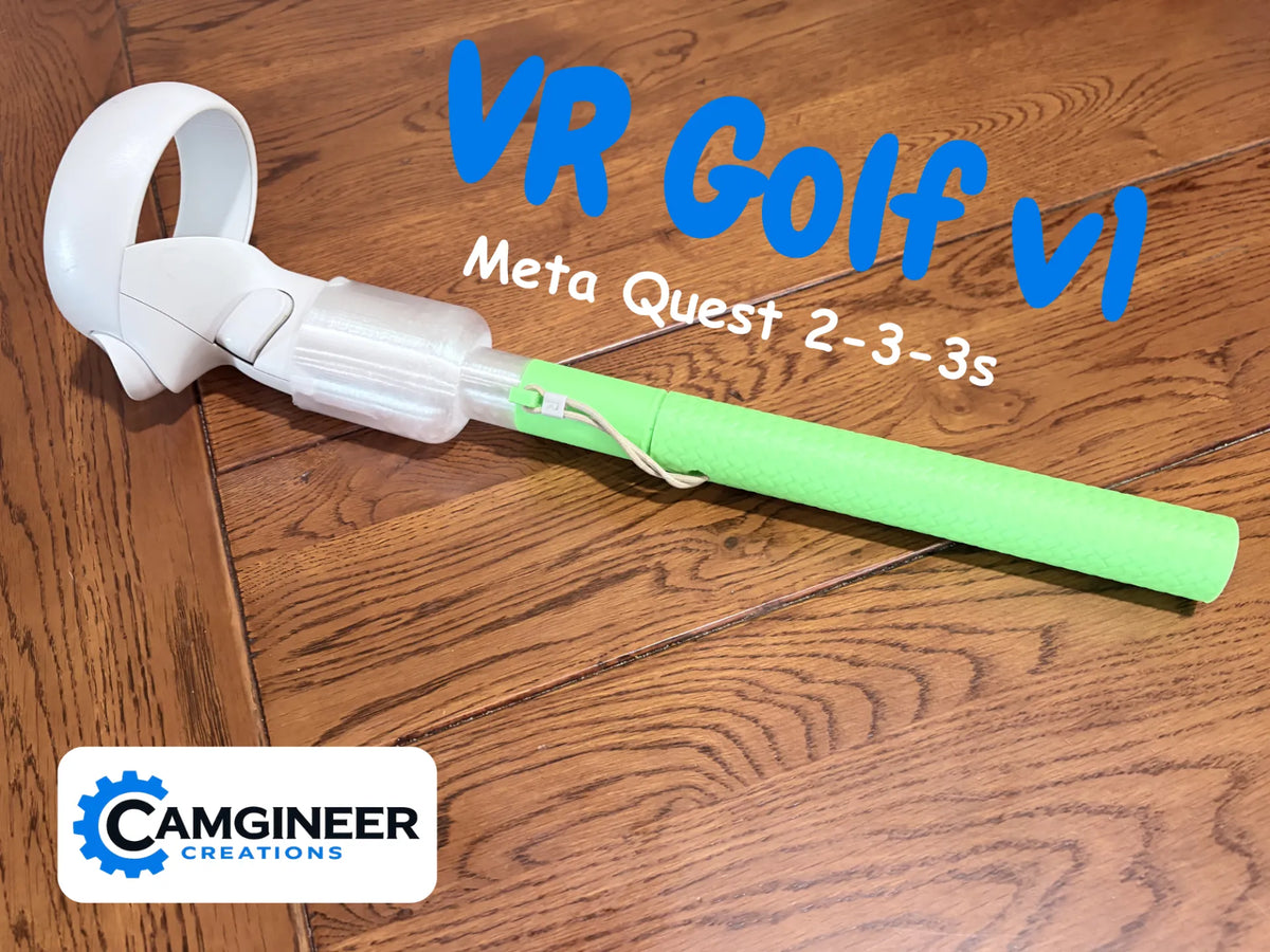 Manche de club de golf Meta Quest 2/3s/3 - Tech Print