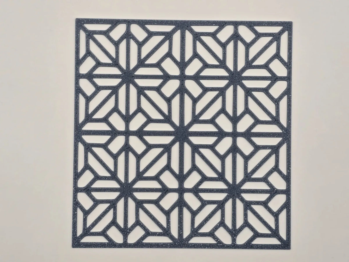 Pochoir à motifs de carreaux arabes pour l'artisanat - Art Print