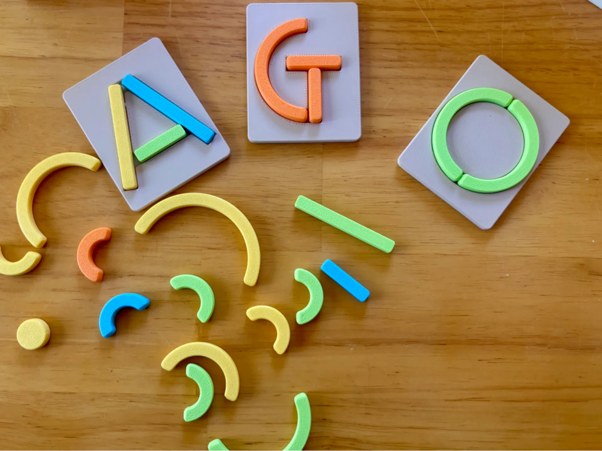 Puzzles de construction de lettres - Bébé Print