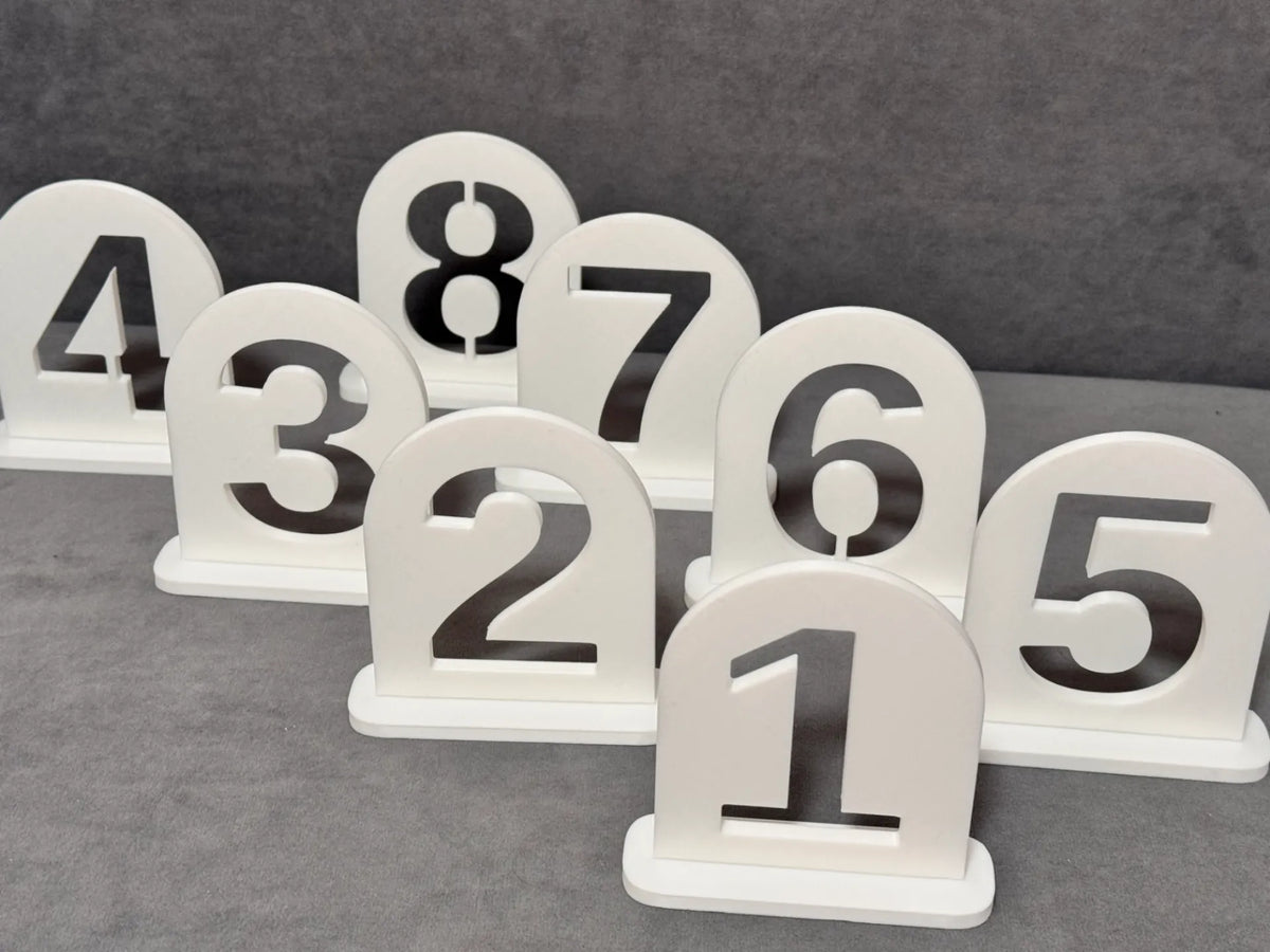 Numéros de table de mariage – modèle 2 - Fêtes Print
