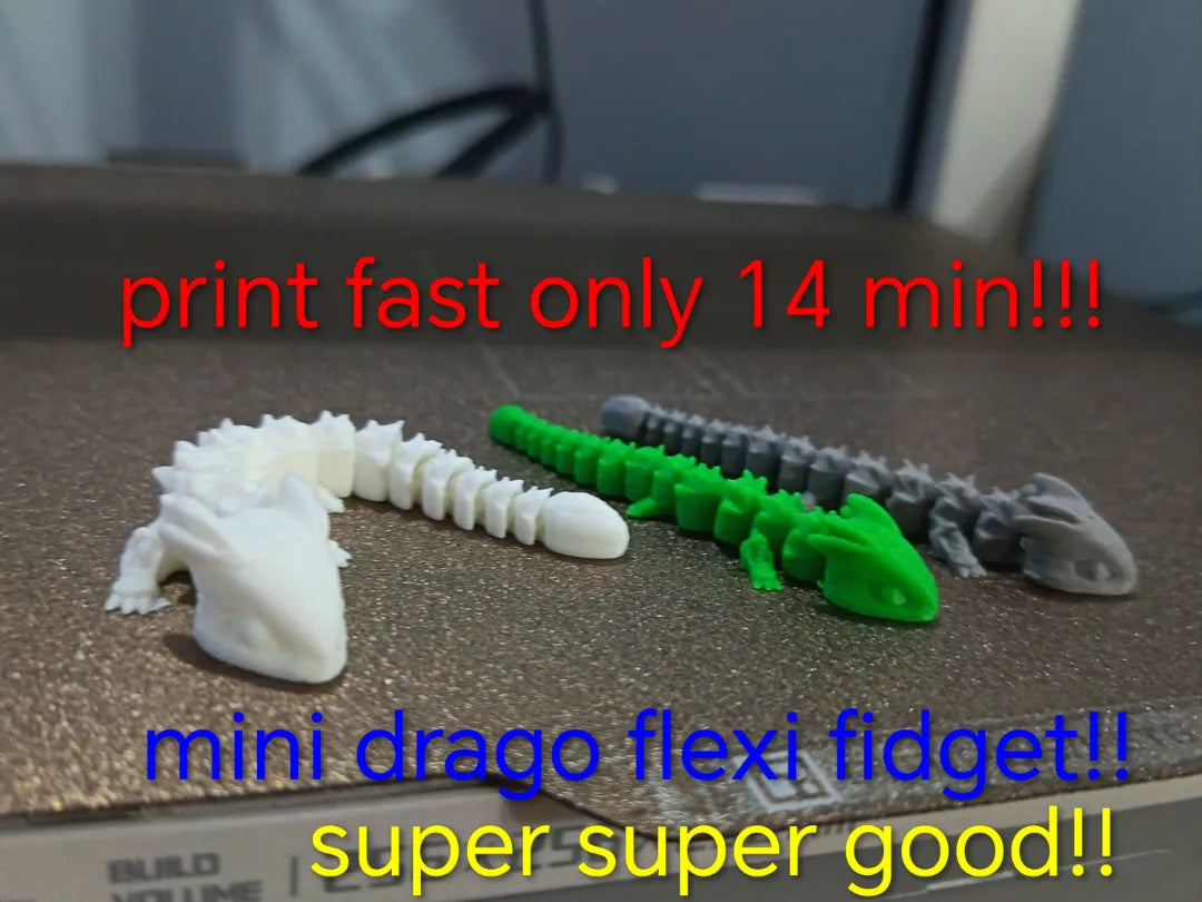 Mini dragon articulé flexi fidget - Figurine Print