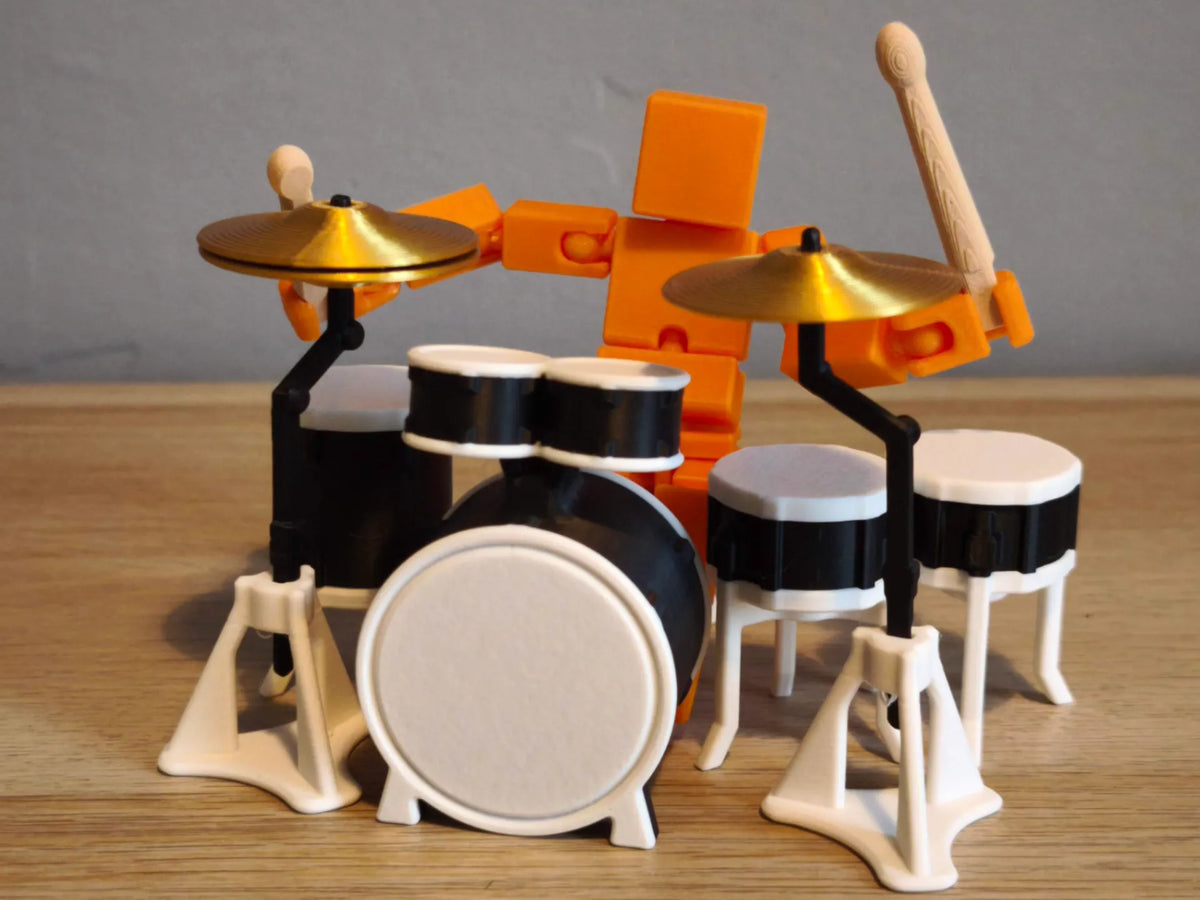 Mini Kit de Batterie / Ensemble Blank Man - Music Print