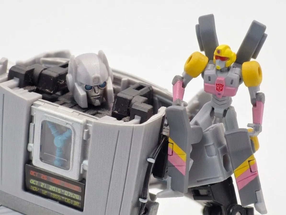 Retour vers le Futur Transformers Skilz figurine transformable en skateboard, compatible avec la taille du jouet Gigawatt - Figurine Print
