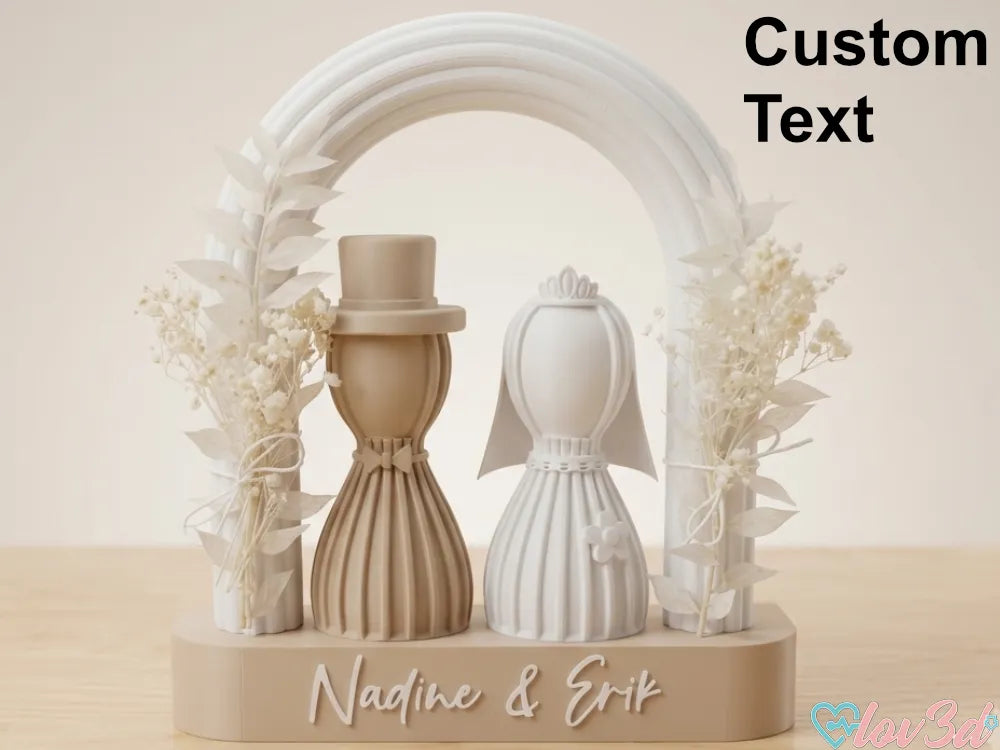 Cadeau de mariage personnalisé moderne - Fêtes Print