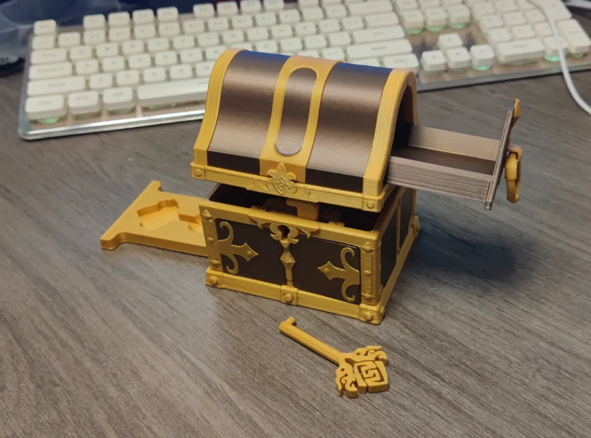 Genshin Impact Puzzle Chest - Precious Chest - Medium Size - Color Separated Version - Jeux Print