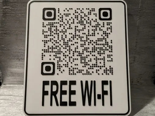 Panneau QR Code de blague fonctionnel - NFC Print