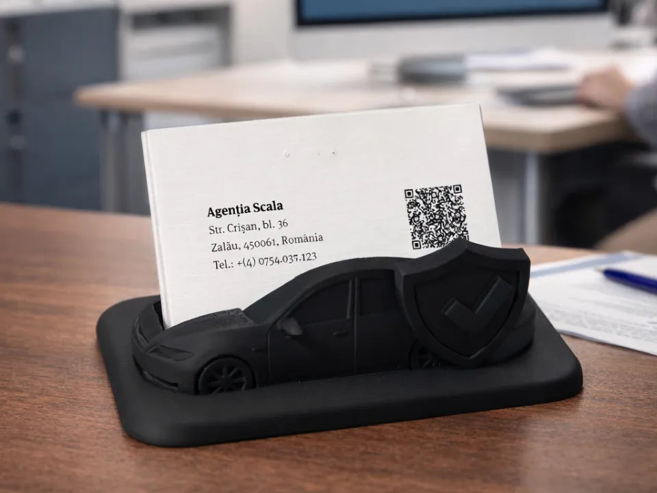 Porte-cartes de visite assurance automobile - NFC Print
