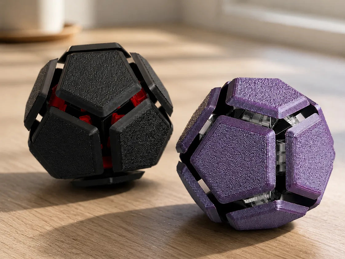 Dodécaèdre - Fidget à interrupteur mécanique - Science Print