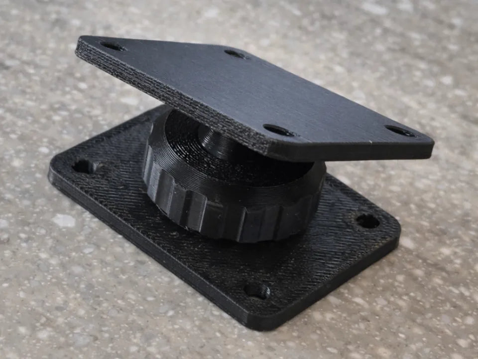 Support/Adaptateur pivotant AMPS (30x38mm) à profil bas - Mécanique Print