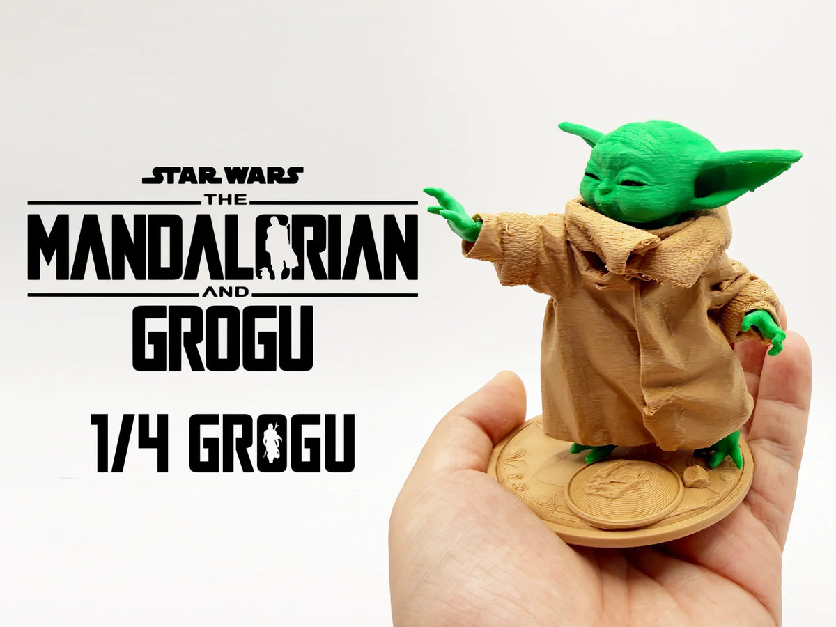 Star Wars : The Mandalorian et Grogu - Statue 1/4 - Figurine - Film - The Mandalorian and Grogu - Geek Print