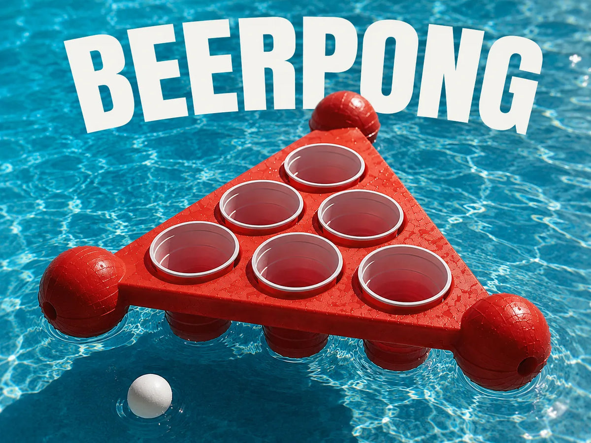 Mini Beer Pong Flottant – Jeu de Fête à la Piscine - Fêtes Print