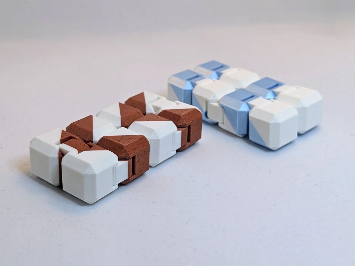Cube Infini Bicolore – Jouet Anti-Stress - Jeux Print