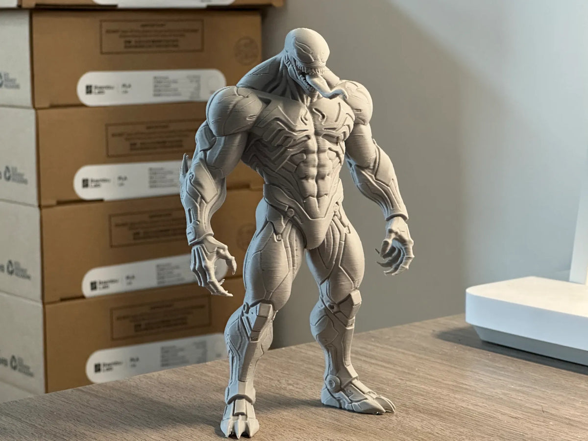 Venom Mecha Monochromatique Support simple - Figurine Print