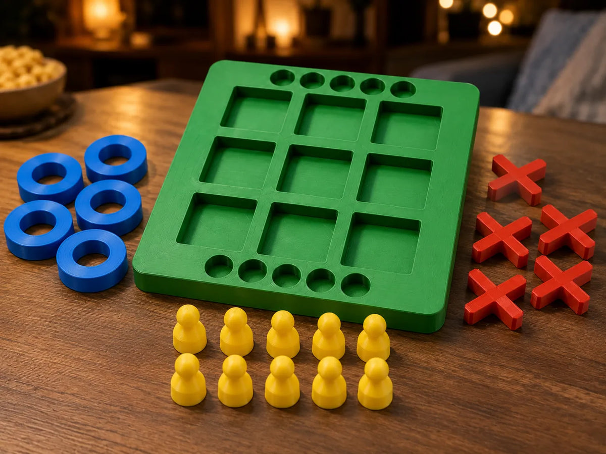 Jeu de Bataille Morpion à 5 Points - Jeux Print