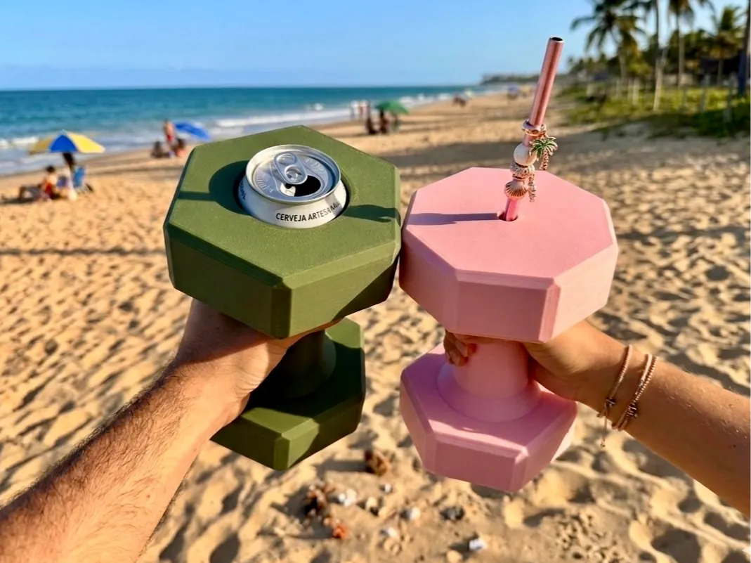 DumbbellDrinker : Le porte-gobelet de « salle de sport » ultime - Sport Print