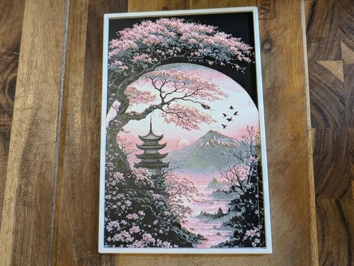 Paysage de Sakura Hueforge - Art Print
