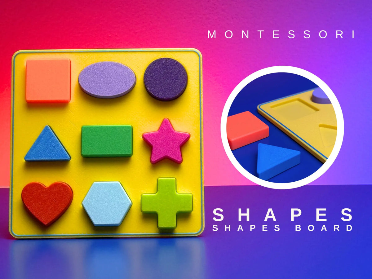 Puzzle DE Formes – Puzzle d'insertion Montessori - Jeux Print