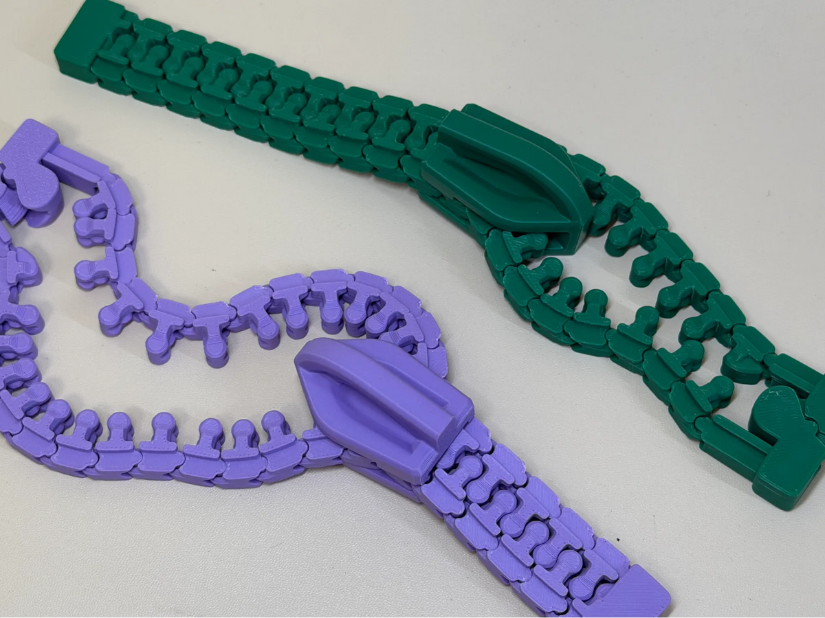 Jouet anti-stress Fermeture Éclair Flexible - Jeux Print