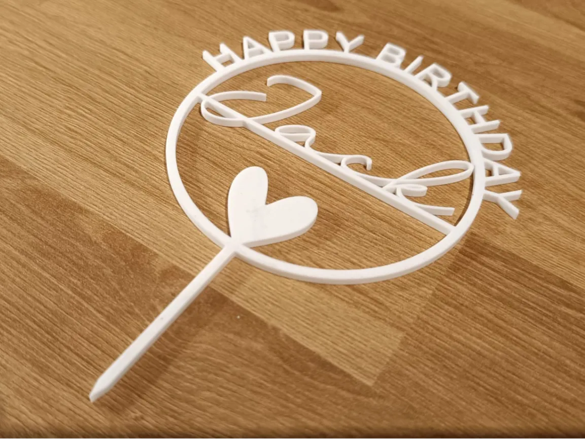 Décoration de gâteau d'anniversaire personnalisée - Fêtes Print