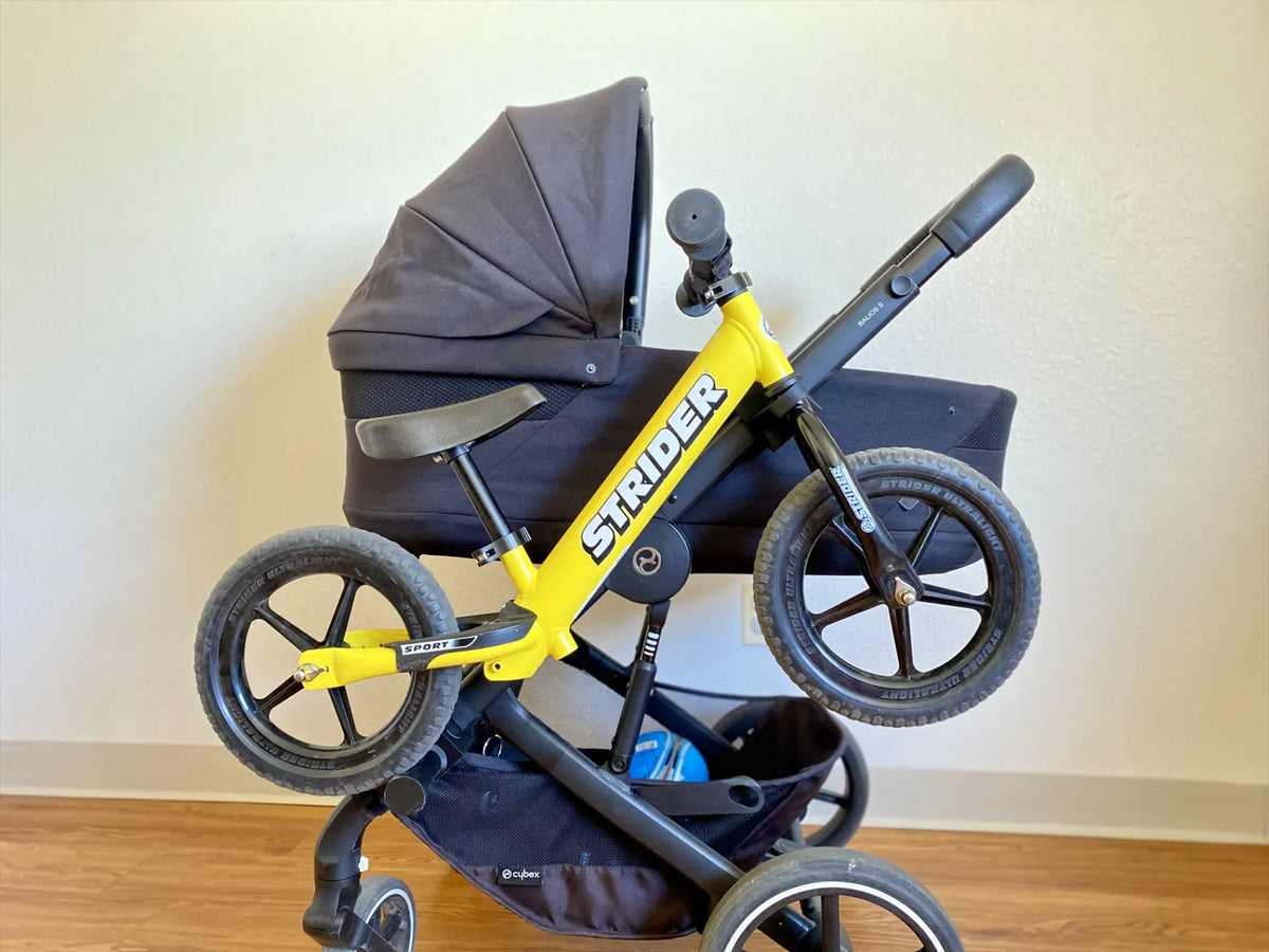 Support de vélo d'équilibre pour poussette Cybex, Strider - Vélo Print