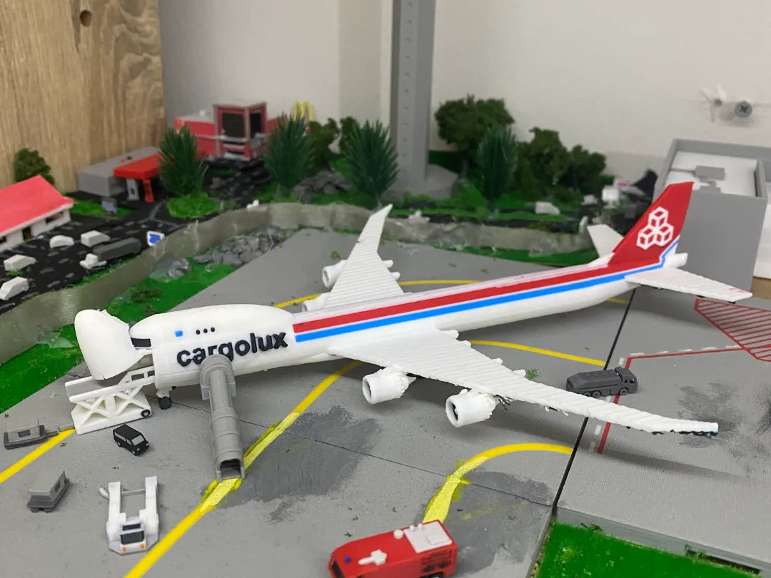 Boeing 747-8F interactif à l'échelle 1:400 - Maquette Print