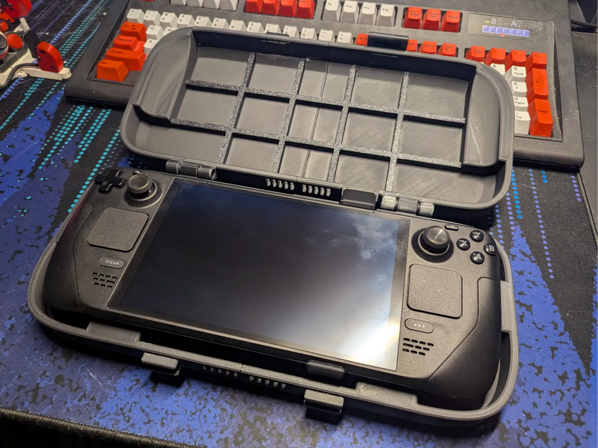Étui de chargement Steam Deck - Tech Print