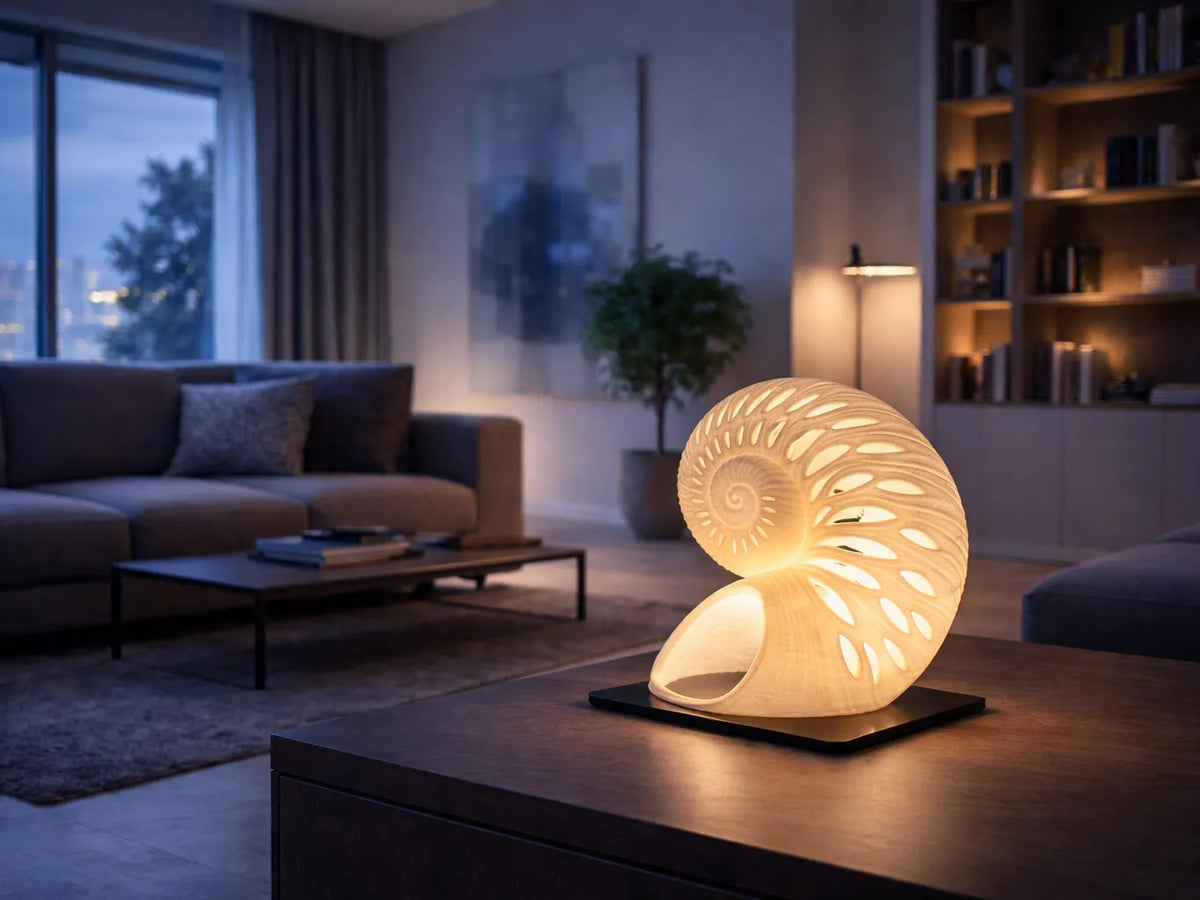 Lumière d'ambiance Coquille d'Escargot - Lumière Print