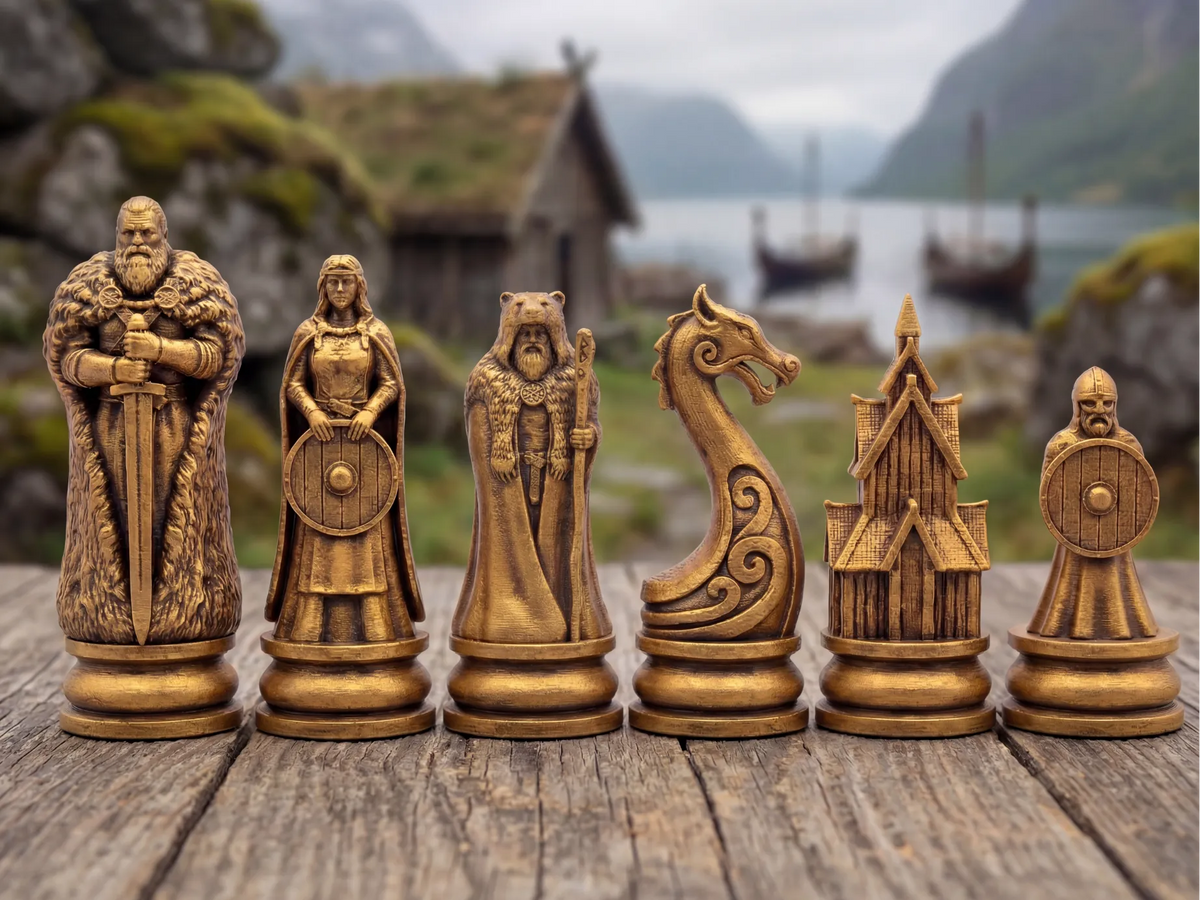 Jeu d'échecs Vikings - Jeux Print