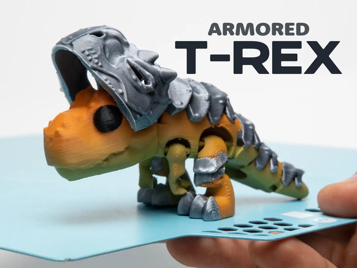 T-Rex articulé blindé - Maquette Print