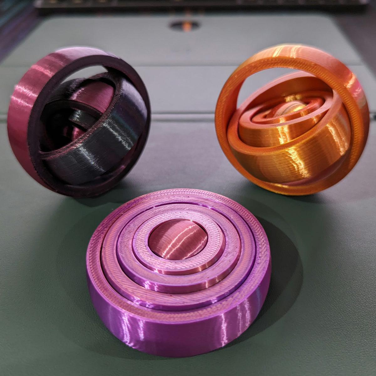 Anneaux rotatifs tournants jouet anti-stress - Bijoux Print