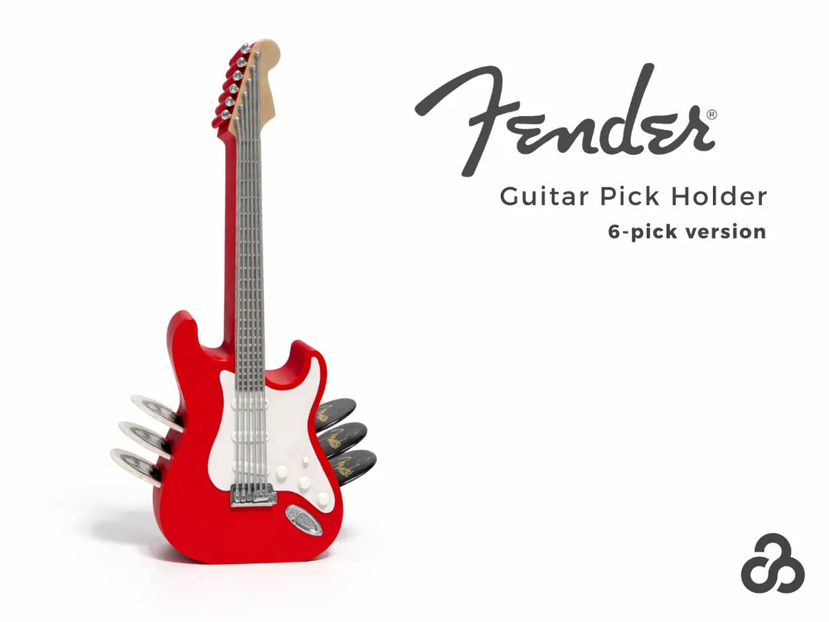 Support de médiators pour guitare Fender Stratocaster – 6 Médiators - Music Print