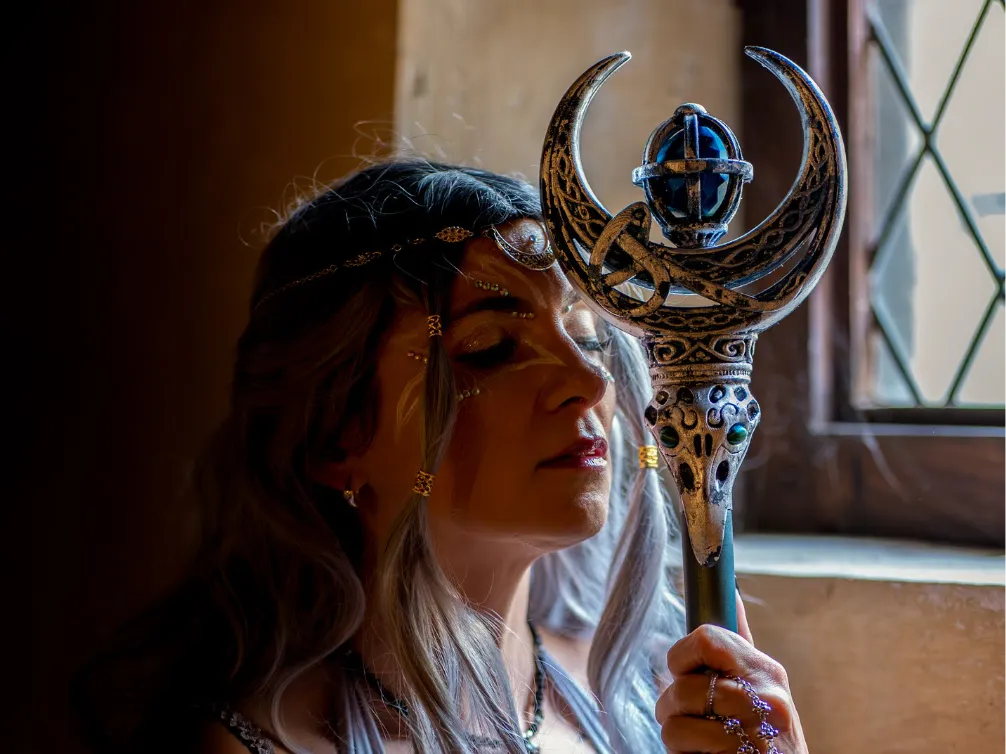 Bâton d'arcaniste au clair de lune - Cosplay Print
