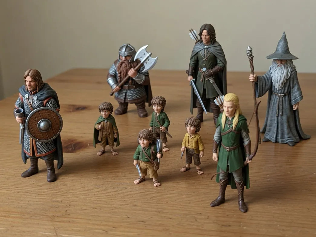 Le Seigneur des Anneaux : Pack complet de la Communauté - Geek Print