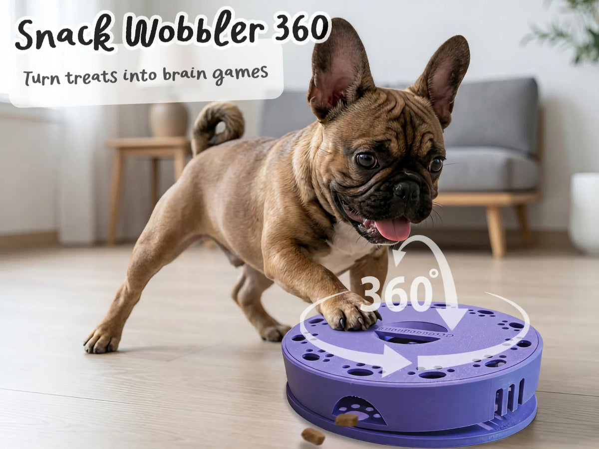 Snack Wobbler 360 – Jouet distributeur de friandises pour chats et chiens - Pet Print
