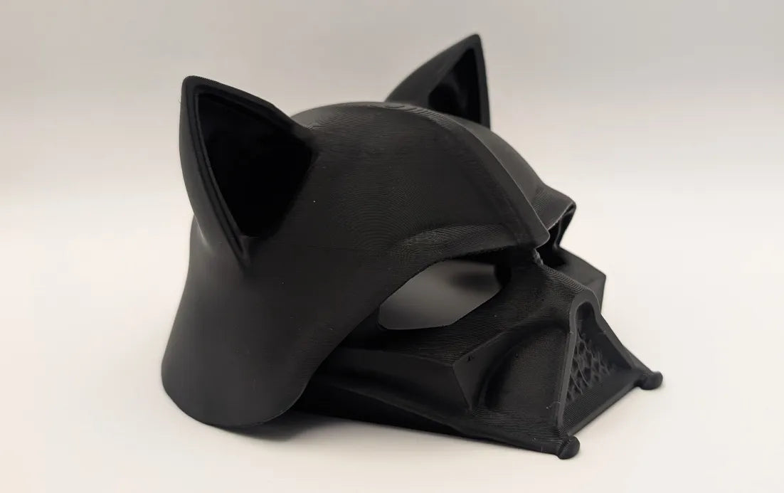 Casque de chat style Dark Vador - Cosplay Print (vue 2)