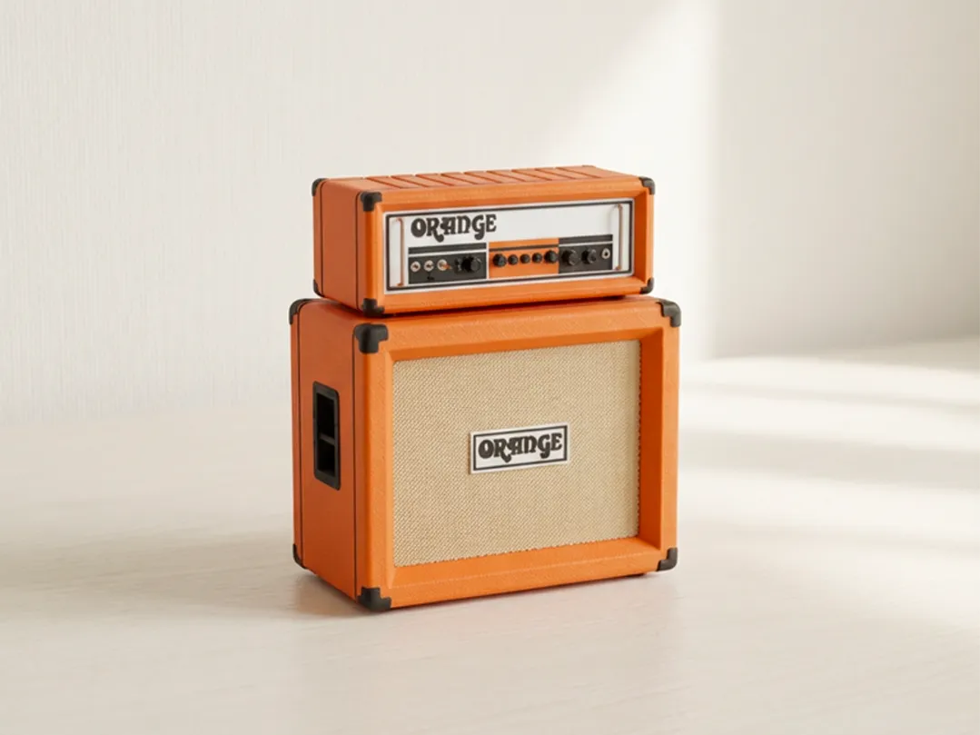 Support de médiator Miniature Orange Amp & Cabinet - Music Print
