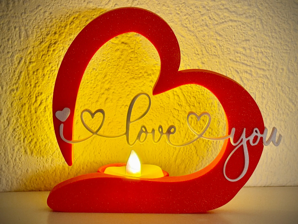 Chauffe-plat Cœur Je t'aime - Fêtes Print